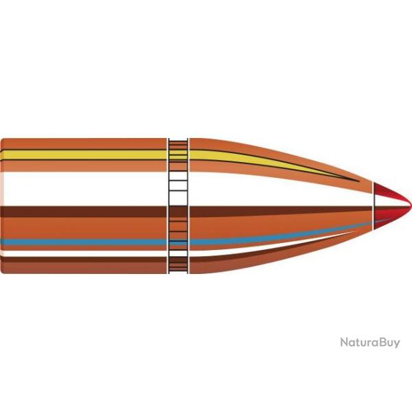 OGIVES HORNADY FTX RIFLE CAL .35 (35REM, 35WHELEN) .358" 200gr - Bote de 100