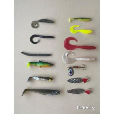 Lot De 32 Leurres De Pêche - Cuillers Rotatives Jig Spinner Pour Perche, Brochet, Sandre - Différentes Couleurs