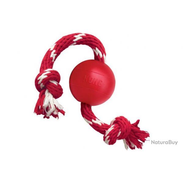 KONG BALL WITH ROPE SMALL