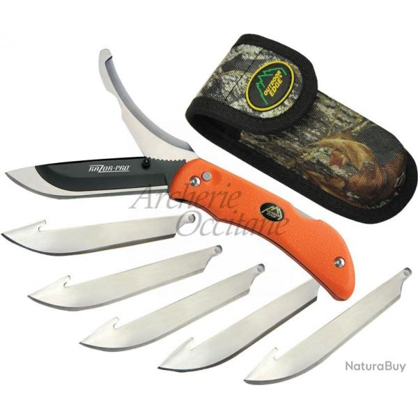 OUTDOOR EDGE BOEKER RO-20 RAZOR PRO ORANGE