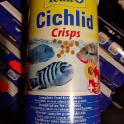 Tetra cichlid crisps 115gr/500ml