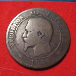 10 centimes Napoléon III 1854 A