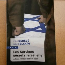 LIVRE LES SERVICES SECRETS ISRAELIENS AMAN MOSSAD ET SHIN BETH