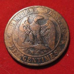 10 centimes Napoléon III 1855 W