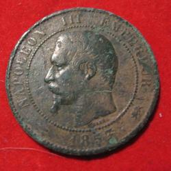 10 centimes Napoléon III 1853 D