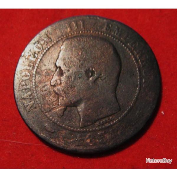 10 centimes Napolon III 1854 BB