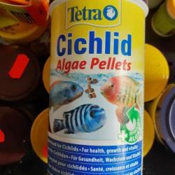 tetra cichlid algae pellets 165gr/500ml
