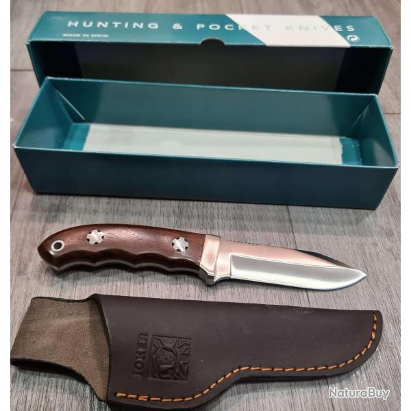 Poignard couteau de chasse dans son coffret avec son tui 