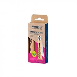Couteau Tire Bouchon Décapsuleur N°10 - Lame 100mm - Manche Hêtre