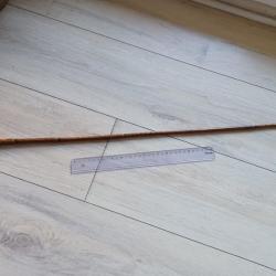 BAGUETTE D'EPOQUE EN BOIS POUR FUSIL A PERCUSSION A POUDRE NOIRE