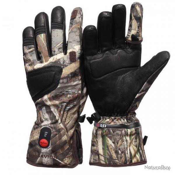 Gants Chauffants Chasse Sologne. Savior Noir antidrapants tactique chasse Ski Camping