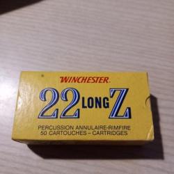 Cartouches 22 long Z Winchester