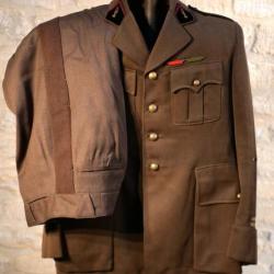 ARMÉE FRANÇAISE - Veste de lieutenant du génie datée 1939 avec un pantalon - WWII