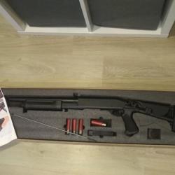 Fusil à Pompe Swiss Arms Shotgun MS (0.75 joule) + BILLES OFFERES