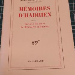 MEMOIRES D'HADRIEN, MARGUERITE YOUCENAR, ED GALLIMARD