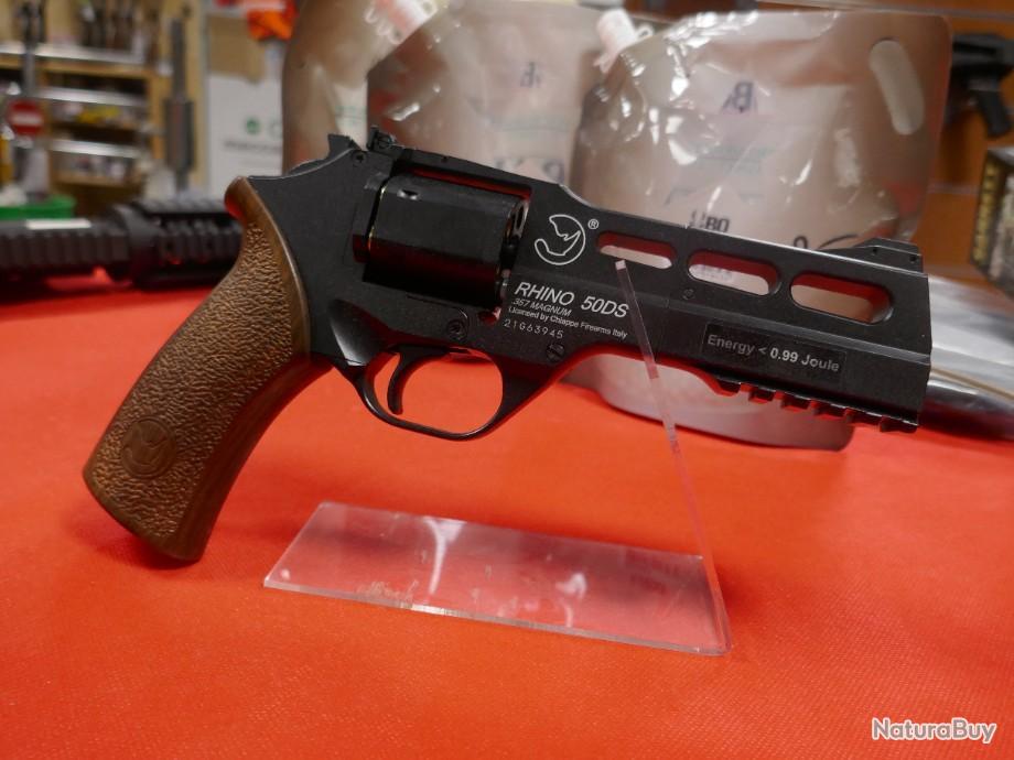Réplique Airsoft revolver CO2 CHIAPPA RHINO 50DS 0,95J Revolver noir