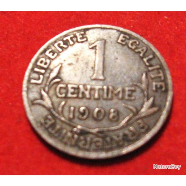piece de 1 centimes D.Dupuis 1908 ttb