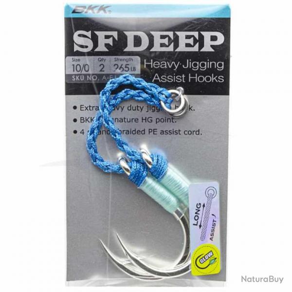 BKK Heavy Jigging Assist Hooks (SF8090-HG) 10/0 Long