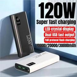 Batterie PowerBank Charge Super Rapide 120W LED, Modele: 10000mAh