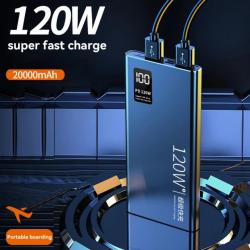 Batterie PowerBank Charge Super Rapide 120W LED, Modele: 20000mAh