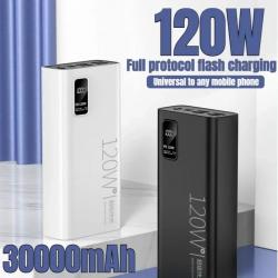 Batterie PowerBank Charge Super Rapide 120W LED, Modele: 30000mAh