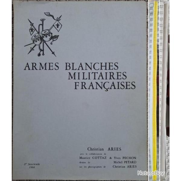 ARIS et PTARD, Armes blanches militaires franaises, 2 (II), 1966. Broch (b).