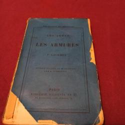 LES ARMES ET LES ARMURES ILLUSTREE LIBRAIRIE HACHETTE 1886