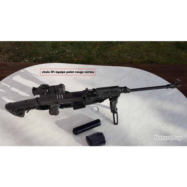 Pack Carabine VZ58 full Tactical - Calibre 222REM - Rearmement Linaire