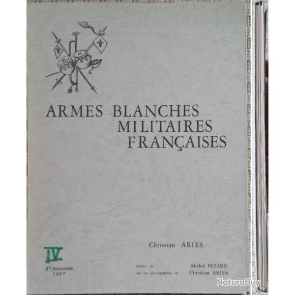 ARIS et PTARD, Armes blanches militaires franaises, 4 (IV), 1967. Jaquette (b).