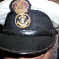 casquette officier volontaire  royal navy sous-lieutenant