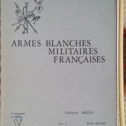 ARIÈS et PÉTARD, Armes blanches militaires françaises, 5 (V), 1967. Jaquette (b).