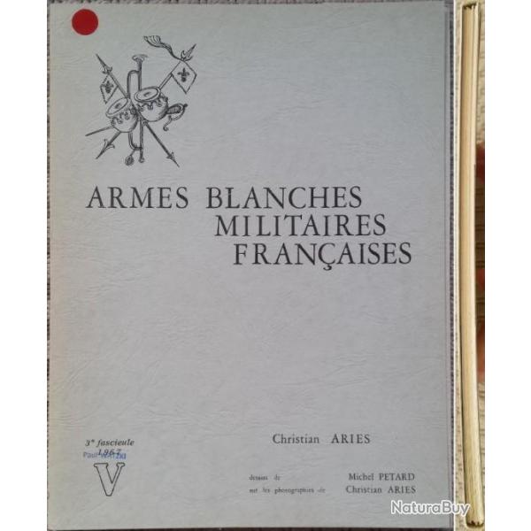 ARIS et PTARD, Armes blanches militaires franaises, 5 (V), 1967. Jaquette (b).