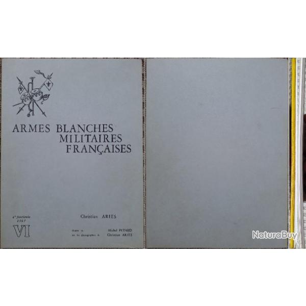 ARIS et PTARD, Armes blanches militaires franaises, 6 (VI), 1967. Broch (b).