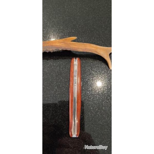 Couteau Laguiole pliant 12cm plein manche teinter artisanale
