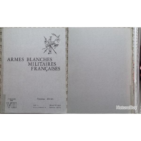 ARIS et PTARD, Armes blanches militaires franaises, 7 (VII), 1968. Broch (a).