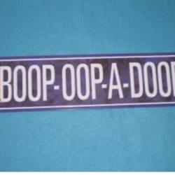 Plaque en tôle emboutie "BETTY BOOP" Collection !!!