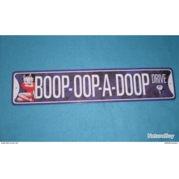 Plaque en tle emboutie "BETTY BOOP" Collection !!!
