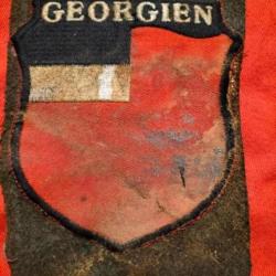 Ecusson grande taille pour manteau de volontaire géorgien de la seconde guerre mondiale