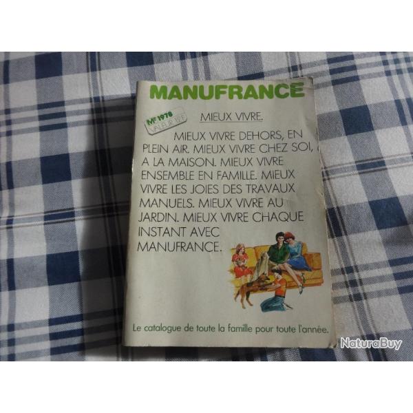 catalogue manufrance 1978