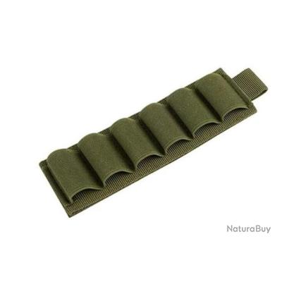 Cartouchière Ceinture Kaki Pour 10 Cartouches Calibre 12, équipement Chasse