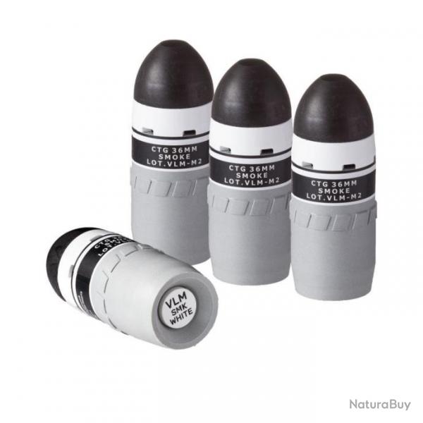 Lot de 10 grenades fumignes 36mm Velum MK2 (cran de fume) - TAGInn