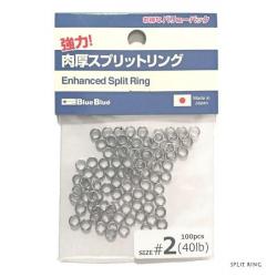 Anneaux Brisés Blue Blue Split Ring Par 100 5