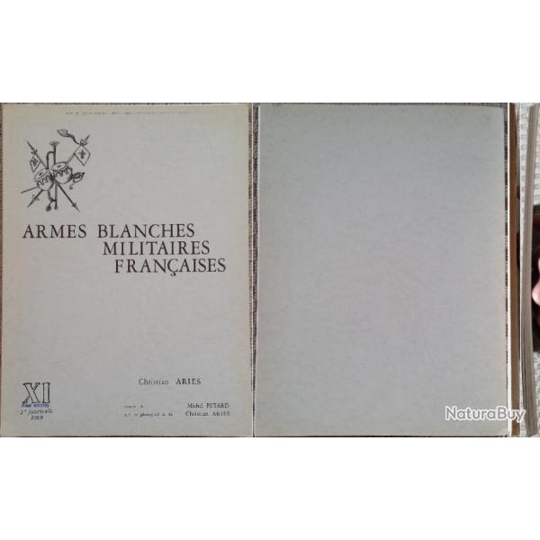 ARIS et PTARD, Armes blanches militaires franaises, 11 (XI), 1969. Broch (c).