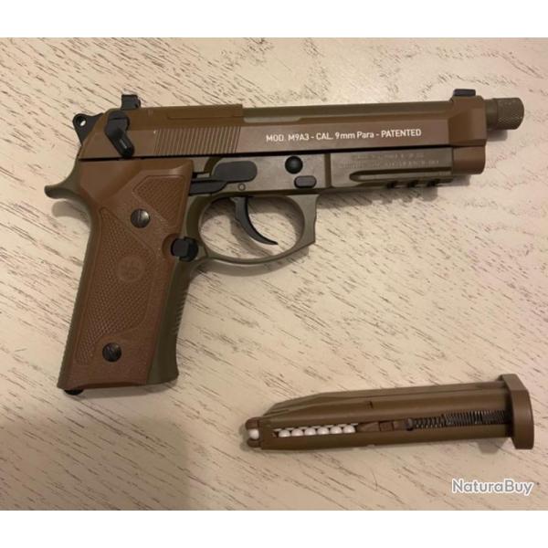 Pistolet Beretta M9A3 Vertec Co2 GBB Umarex - Tan