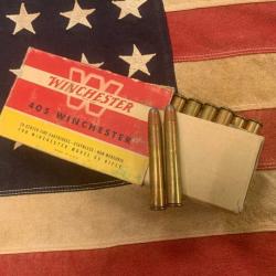 Boite de cartouches de collection calibre 405 Winchester staynless- non mercuric