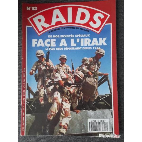 MAGAZINE RAIDS;NUMERO 53. FACE 0 L'IRAK.