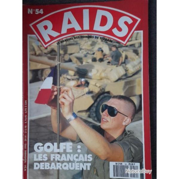 MAGAZINE RAIDS;NUMERO 54.GOLFE.