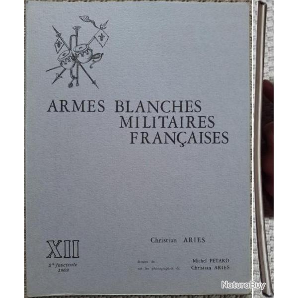 ARIS et PTARD, Armes blanches militaires franaises, 12 (XII), 1969. Jaquette (a).