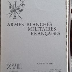 ARIÈS et PÉTARD, Armes blanches militaires françaises, 17 (XVII), 1970. Jaquette (a).