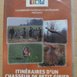 Dvd ITINERAIRES D'UN CHASSEUR DE PETIT GIBIER (neuf)